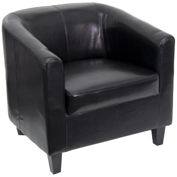 Flash Furniture Black Leather Lounge Chair