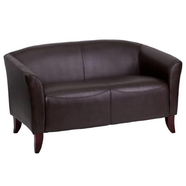 Flash Furniture Hercules Imperial Series Brown Leather Loveseat