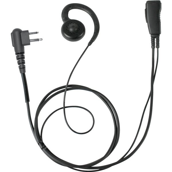 Kenwood Surveillance Style Earbud W/ Clip Microphone For Kenwood Pkt23k