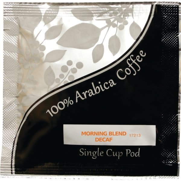 American Coffee Services Morning Blend Decaf 1 Cup Coffee Pod Case Of 200