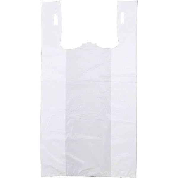 Ibs Plain T-Shirt Bag White 1000/Cs