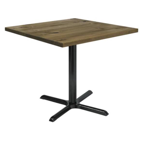 Kfi Seating Urban Loft 42 X 42x 29 In Square Vintage Wood Break Room Table