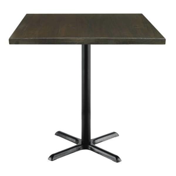Kfi Seating Urban Loft 42 X 42 X 41 In Square Vintage Wood Break Room Table (Espresso)