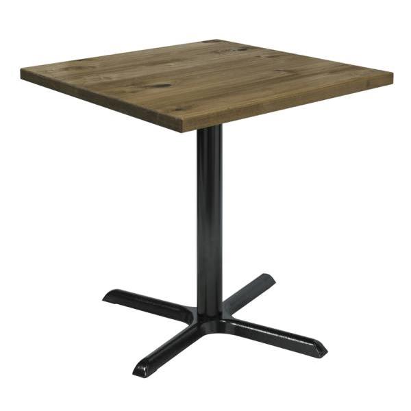 Kfi Seating Urban Loft 30w Square Vintage Wood Break Room Table