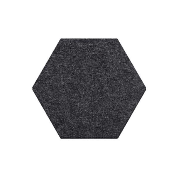 Hex Acoustic Panel Board, Ash, 18 X 21