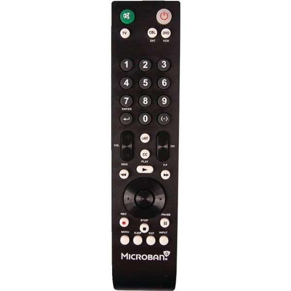 Microban Universal 3-Device Remote Control