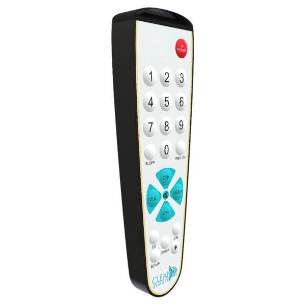 Clean Remote Universal Big Button Tv Remote Control - Multi-Code (5-Pack)
