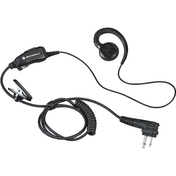 Motorola Solutions Swivel Earpiece W/ In-Line Push-To-Talk Microphone