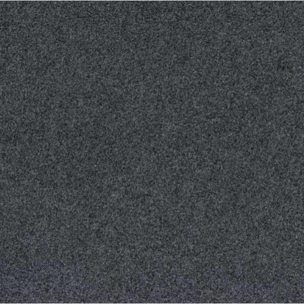 Foss Floors Premium Self-Stick Grizzly Grass Slate Grey Carpet Tiles, Case Of 15
