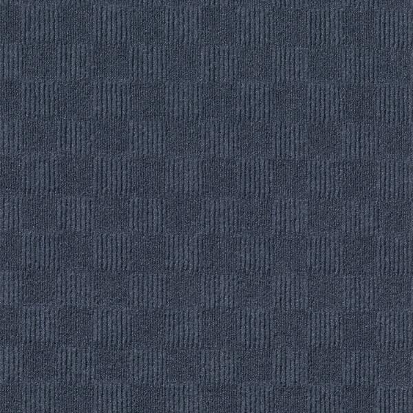 Foss Floors Self-Stick Crochet Carpet Tiles (Denim) (15-Case)