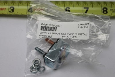 Genie Part # 128829GT – Circuit Brkr 15A Type 2 Metal