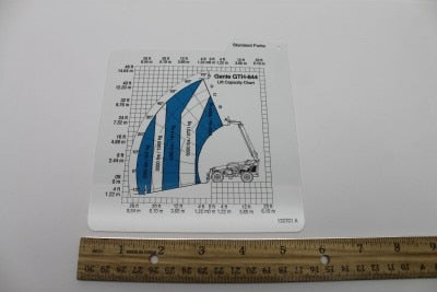 Genie Part # 130701GT – Load Range Card