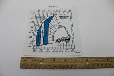 Genie Part # 130703GT – Load Range Card