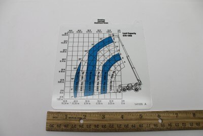 Genie Part # 141120GT – Load Range Card