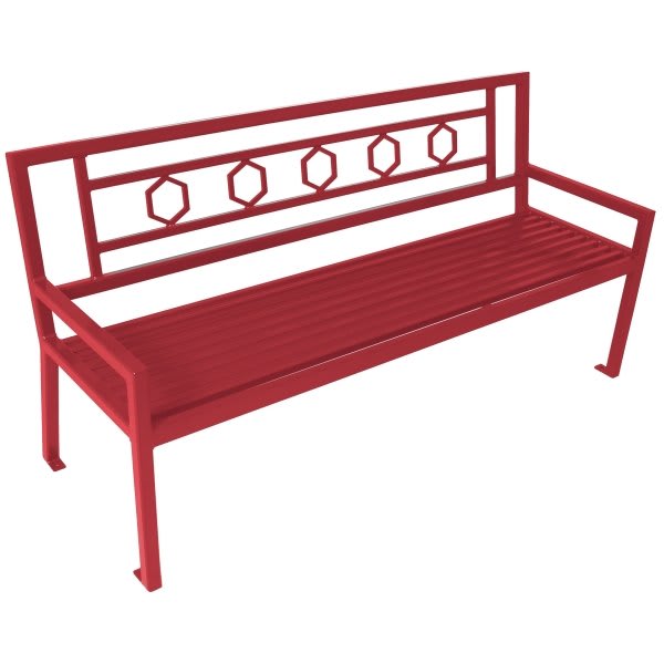 Ultrasite Red Huntington Bench 6'