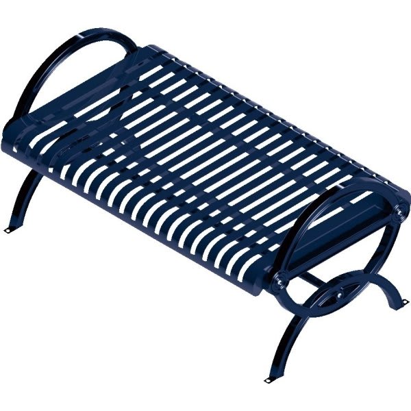Ultrasite Ultra Blue Portable Durham Bench 4' Vertical Slat