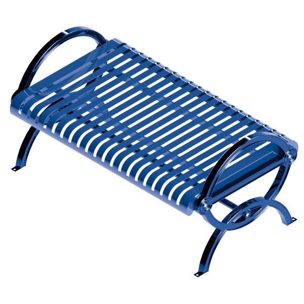 Ultrasite Blue Portable Durham Bench 4' Vertical Slat