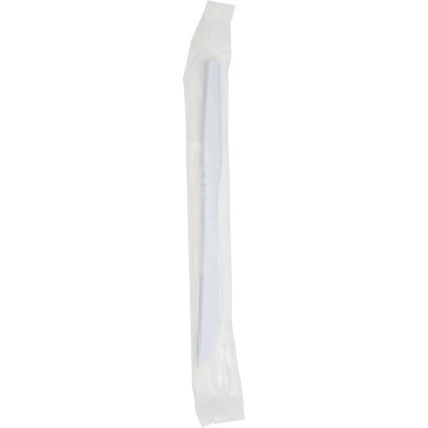 Dixie Medium Weight Polystyrene Individually Wrapped Knife (1000/Box)