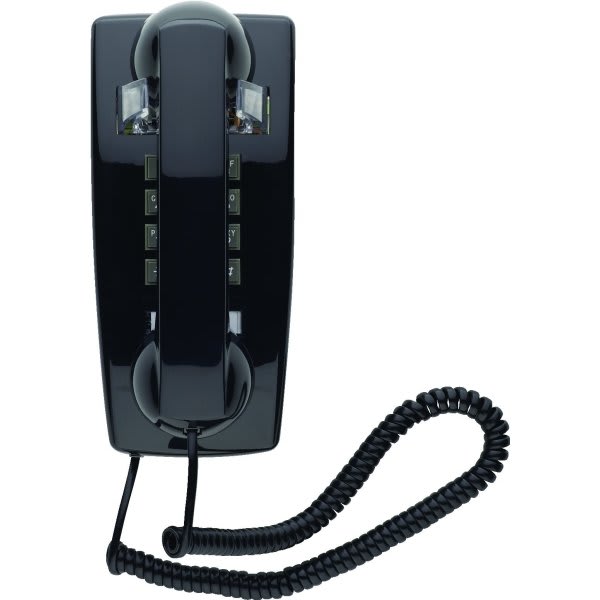 Aegis 2554w Single Line Black Telephone