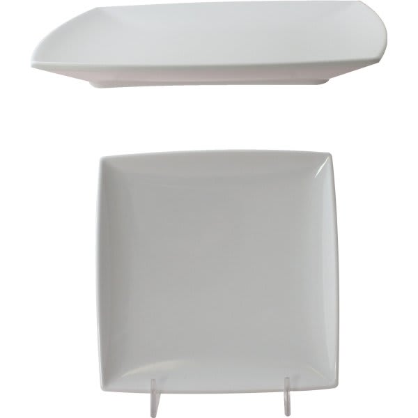 Thunder Group 6" Square Plate 1/2" Deep Package Of 12