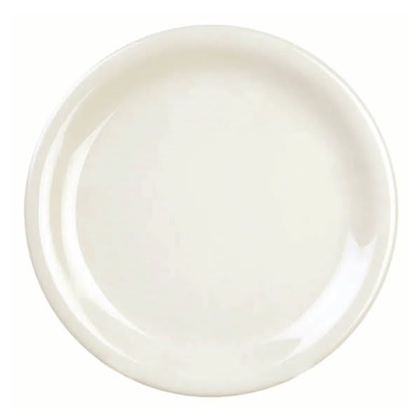 Thunder Group 6-1/2" Narrow Rim Plate Ivory Package Of 12