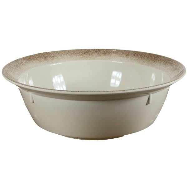 Thunder Group 320 Oz 10 Qt Bowl 18 X 6" Deep For Rim Fill 496 Oz 15.5 Quart Jaz