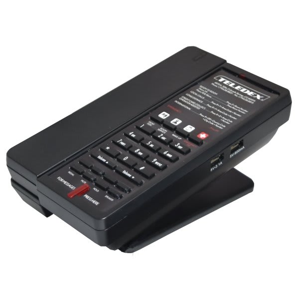 Teledex Analog Cordless, 2 Line Speakerphone, 4 Guest Service Keys, 2 Usb Ports