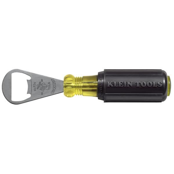 Klein Tools Yellow/Black Stainless Steel Bottle Opener 11.25"