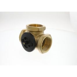 Danfoss 193B-1507 Brass Mixing Valve Body 3-Way 2" 46.8Cv