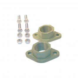 Taco 194-2124F 2" NPT Iron Pump Flange Set 2 Pc
