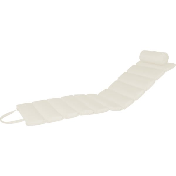 Fiberbuilt Umbrellas Custom Cushion Channel Chaise In Sunbrella Natural