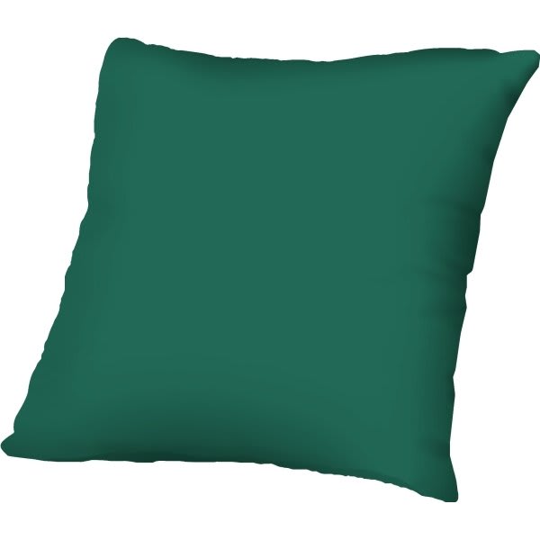 Fiberbuilt Custom Cushion Throw Pillow In Sunbrella Forest Green