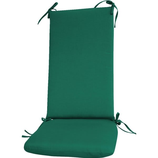 Fiberbuilt Custom Cushion 2-Piece Rocker Cushion In Sunbrella Forest Green