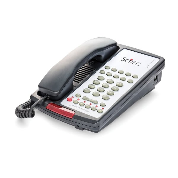 Aegis T-08 Black 2-Line Corded Speakerphone With 10-Memory Key
