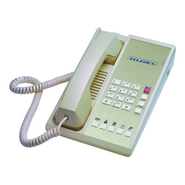 Teledex Ash 1-Line Diamond +5 Telephone