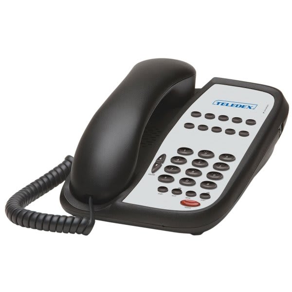 Teledex Black I Series A110 Phone