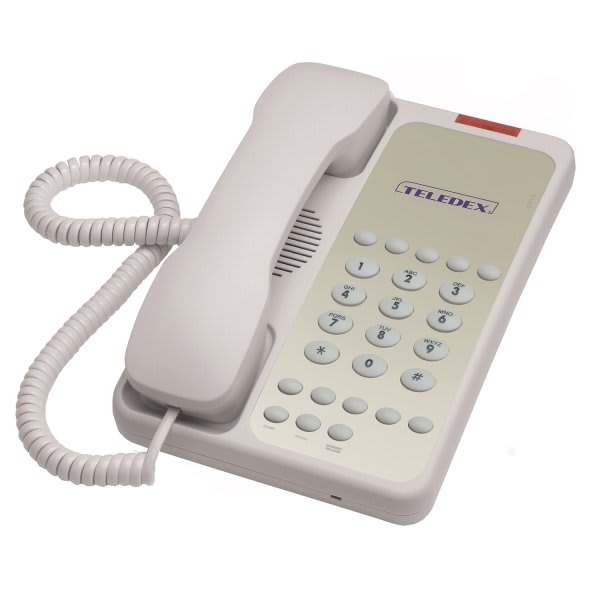 Teledex Ash Opal 1010 1-Line Phone With 10-Gsk