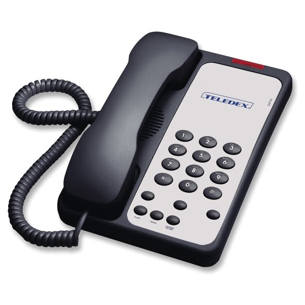 Teledex Black Opal 1003 1-Line Phone