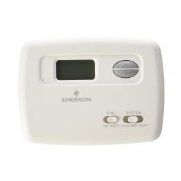 Emerson Climate-White Rodgers 1F78-144 Non-Programmable Digital Thermostat 2 Wire Single Stage Battery 24V/MV