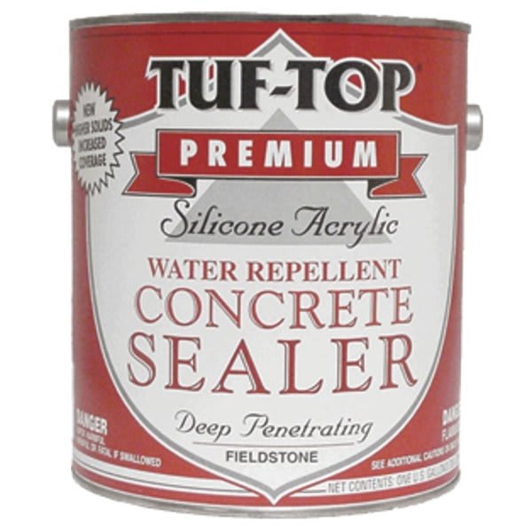 Tuf-Top 12-021 1g Terra Cotta Silicone Acrylic Concrete Sealer