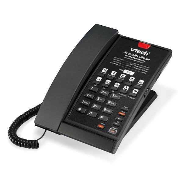 Vtech A2210 Analog Corded Hospitality Speaker Phone With Five Speed Dials
