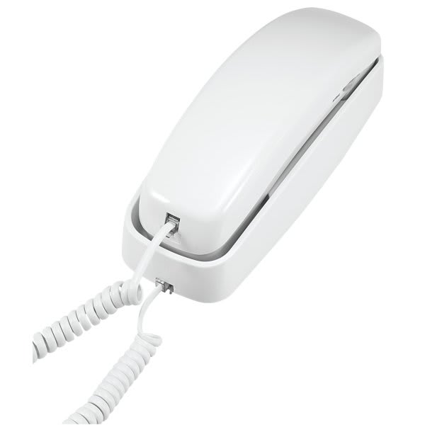At&t 210 Trimline Corded Telephone Single Line White