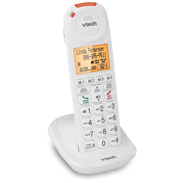 Vtech Careline Sn5107 Amplified Accessory Big Button Handset And Display