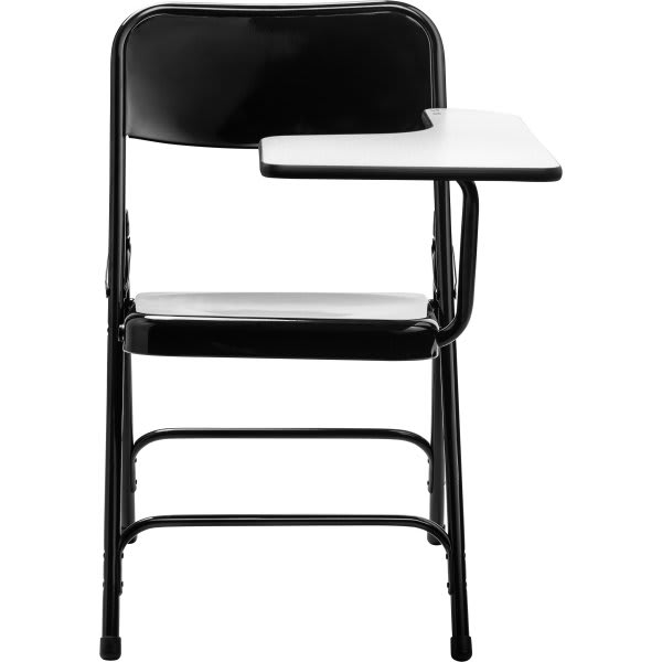 National Public Seating 5200 Tablet Folding Chair Left Arm Black Case Of 2