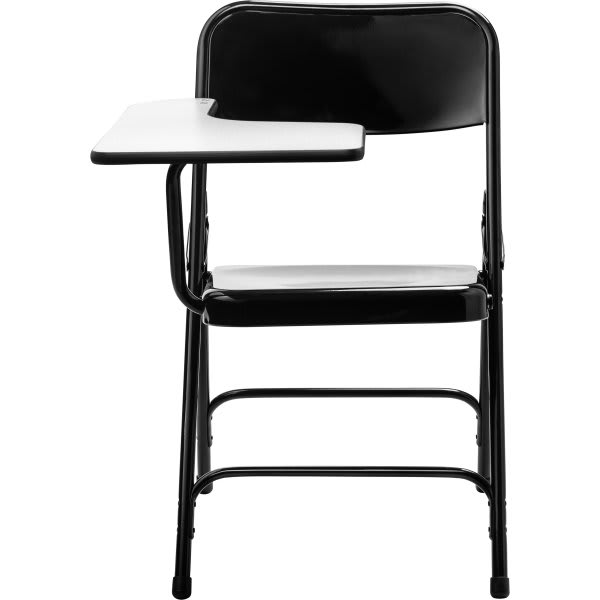 National Public Seating 5200 Tablet Folding Chair Right Arm Black Case Of 2