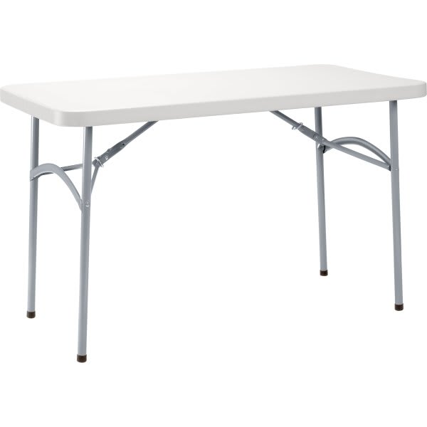 National Public Seating 24 X 48 Heavy Duty Folding Table Speckled Grey