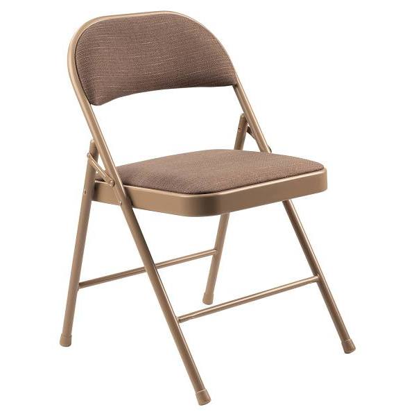 National Public Seating 900 Series Folding Chair Star Trail Brown Case Of 4