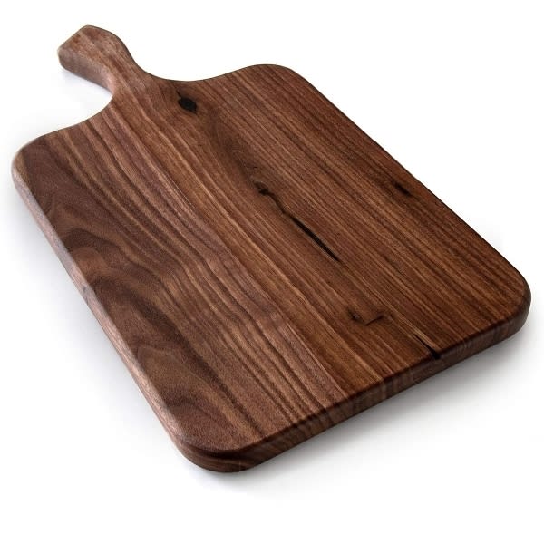 Brazos Organic Oiled Wood Cutting Board/Butcher Block, Dark Walnut, 16x8 In.
