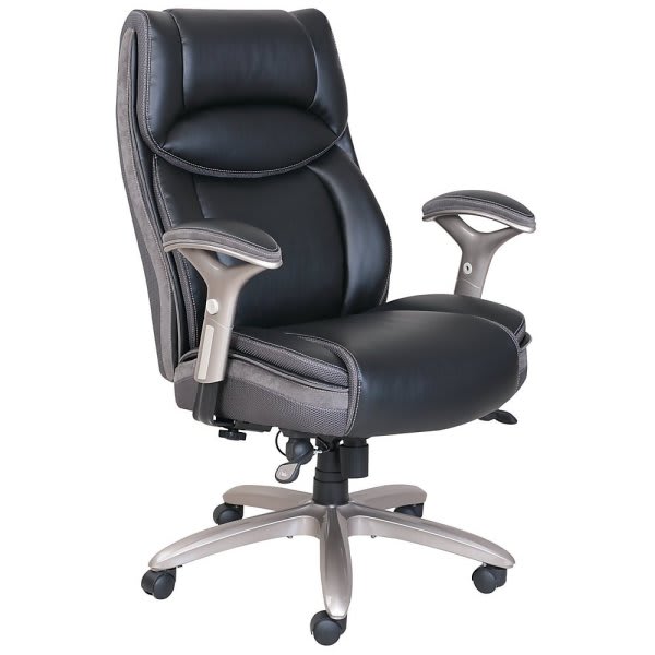 Serta Smart Layers Jennings Super Task Big & Tall Chair (Black/Slate)