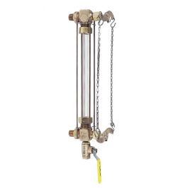 Conbraco Industries 24-651-00 1/2" Chain Lever Water Gauge W/12" Glass Rod